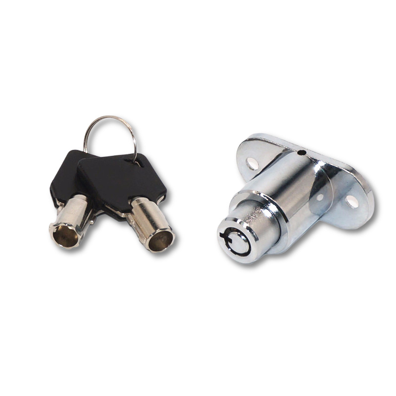 PINXOR Tubular Lock File Cabinet Lock Replacement Drawer Lock with Triangle Socket Key, Men's, Size: 6.00